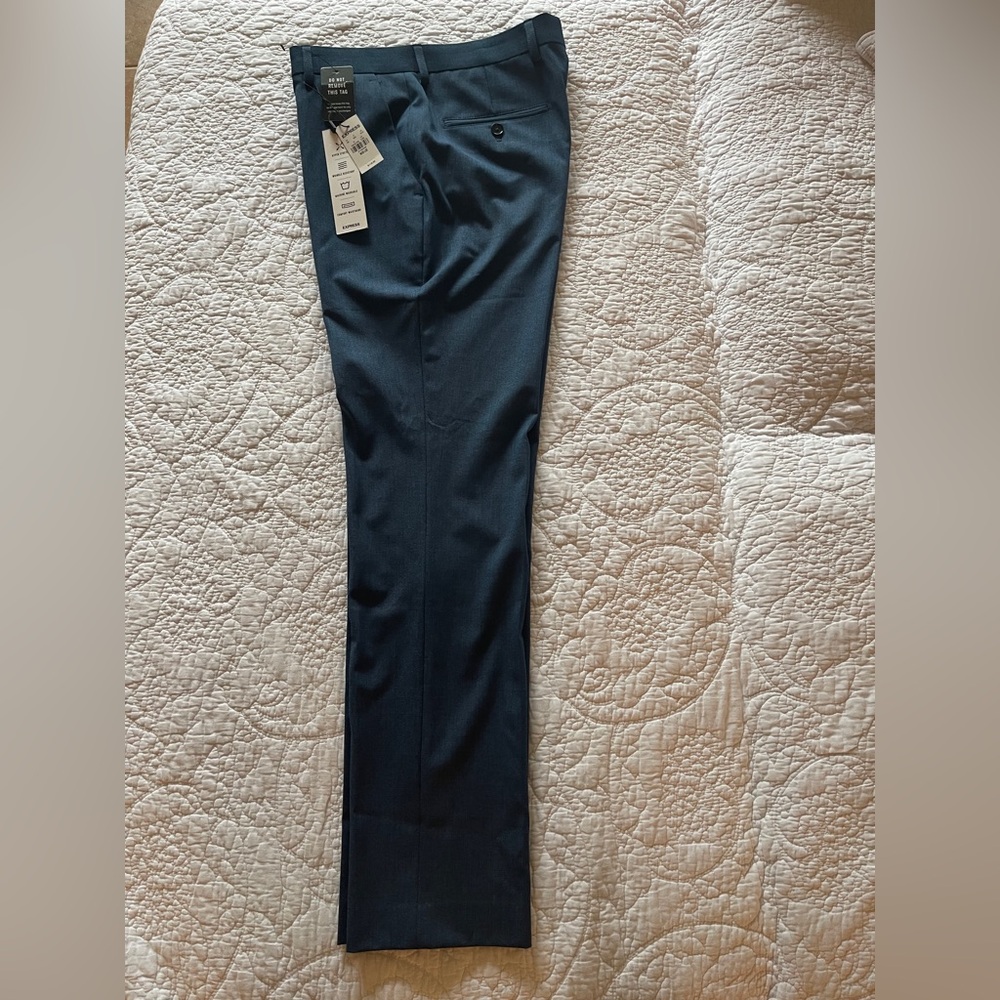 Express Men's Deep Blue Dress Pants